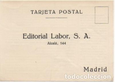 Postales: TARJETA POSTAL. RESPUESTA COMERCIAL. EDITORIAL LABOR S.A.   P-RESP-332