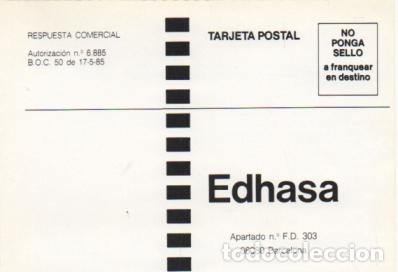 Postales: TARJETA POSTAL. RESPUESTA COMERCIAL. EDITORIAL EDHASA   P-RESP-341