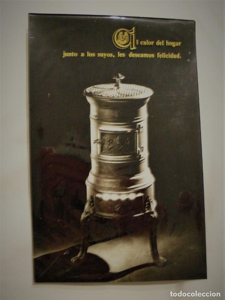 Postales: POSTAL NAVIDE&Ntilde;A PUBLICIDAD NEGRA INDUSTRIAL.A&Ntilde;O 1966