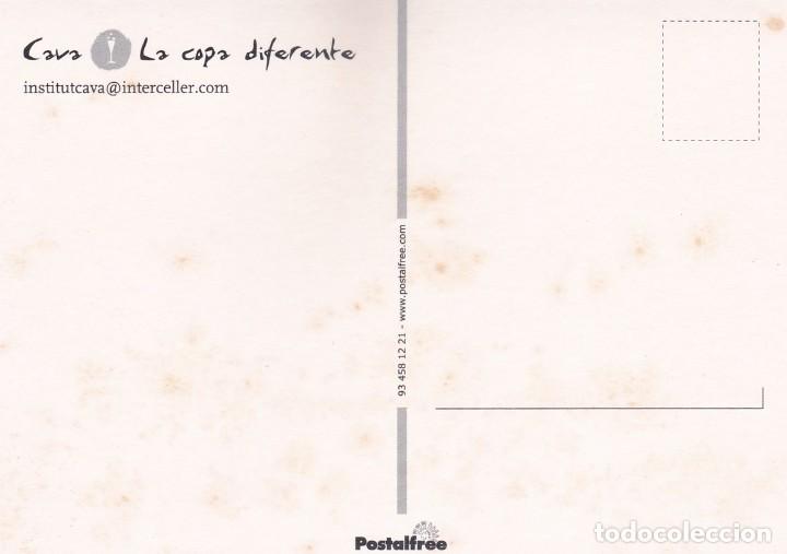 Postales: POSTAL UNA COPA DE CAVA. LA COPA DIFERENTE. INSTITUT CAVA - Foto 2