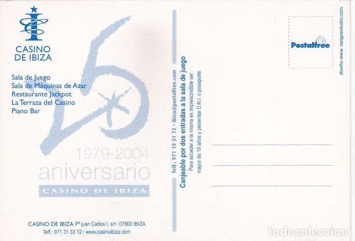 Postales: POSTAL CASINO DE  IBIZA - POSTALFREE - Foto 2