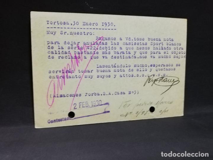 Postales: TARJETA POSTAL PUBLICITARIA. ALMACENES EL EBRO. - Foto 2