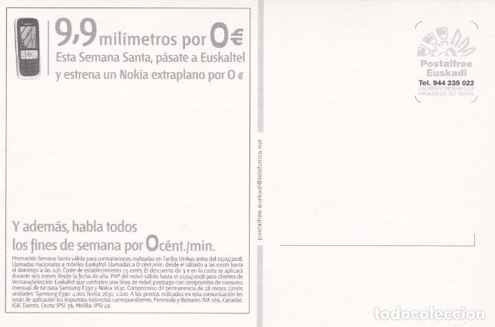 Postales: POSTAL EUSKALTEL. TELEFONO NOKIA - POSTALFREE - Foto 2