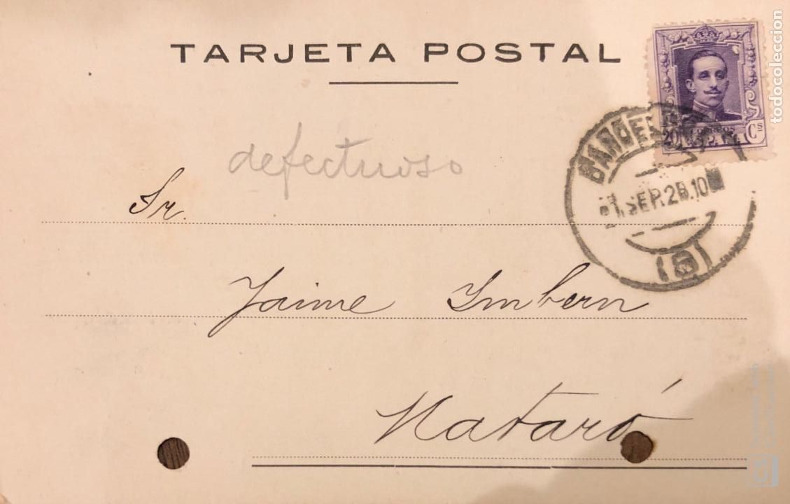 Postales: BARCELONA. PALAU & VENDRELL. 1925. VER DORSO. - Foto 1