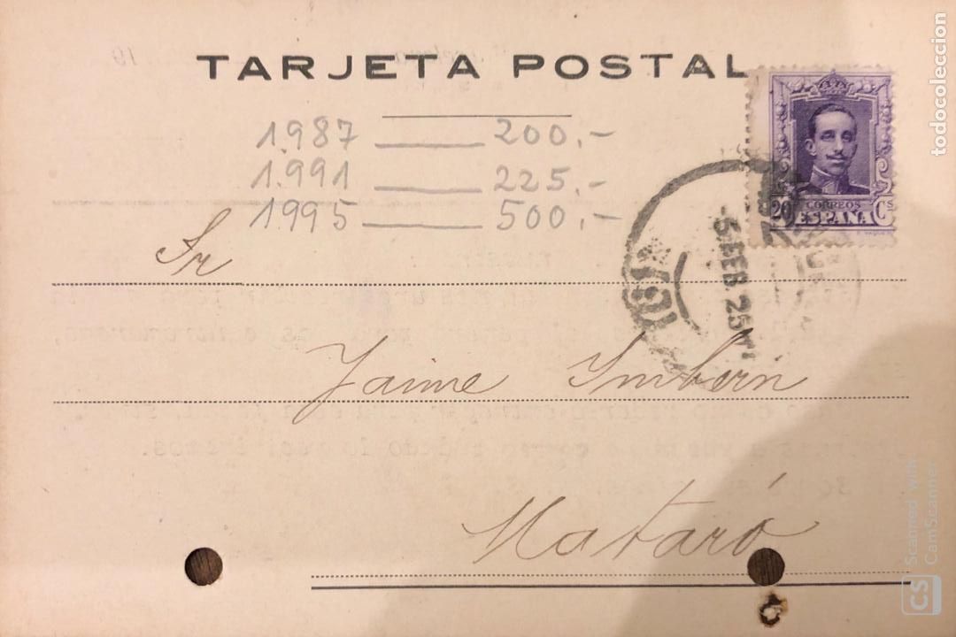 Postales: BARCELONA. PALAU & VENDRELL. 1925. VER DORSO. - Foto 1