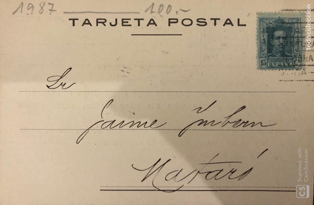 Postales: BARCELONA.PALAU & VENDRELL. 1929. VER DORSO