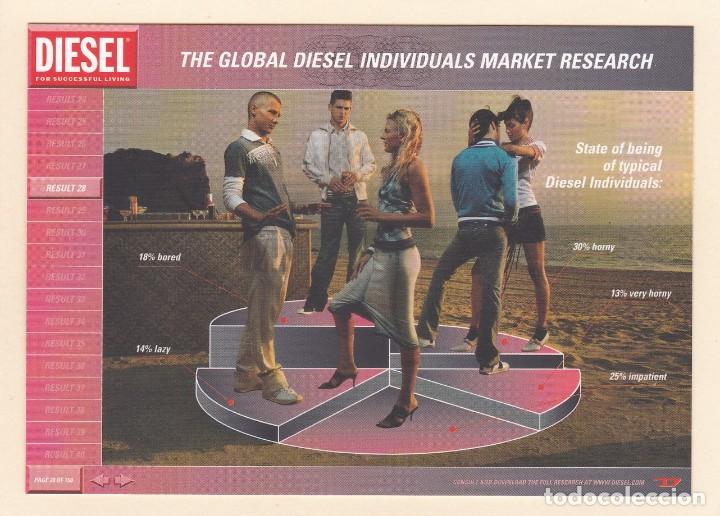 Postales: POSTAL DIESEL. MODA. MARCA DE ROPA - Foto 1