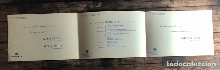 Postales: Tripicos de laboratorios boehringer. - Foto 3