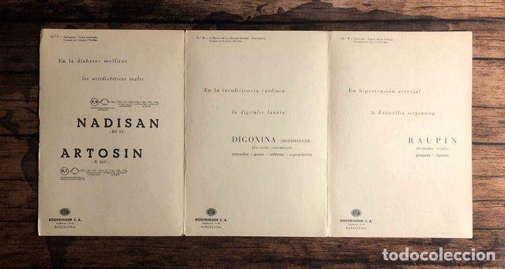 Postales: Tripicos de laboratorios boehringer. - Foto 7