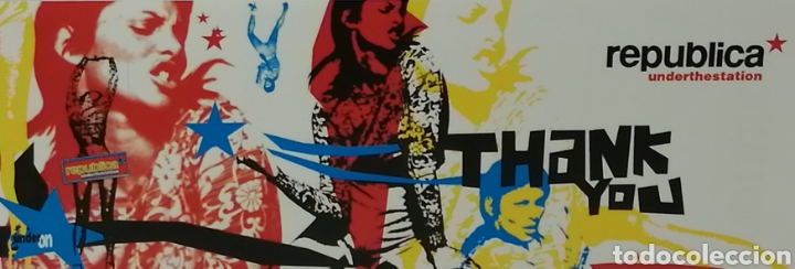 Postales: THANK YOU, REPUBLICA. BCN - FLYER PROGRAMACION SALA- - Foto 1