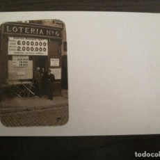 Postales: POSTAL FOTOGRAFICA ANTIGUA DE UN ESTANCO DE LOTERIA-AÑO 1907-VER FOTOS-(67.917). Lote 194731947