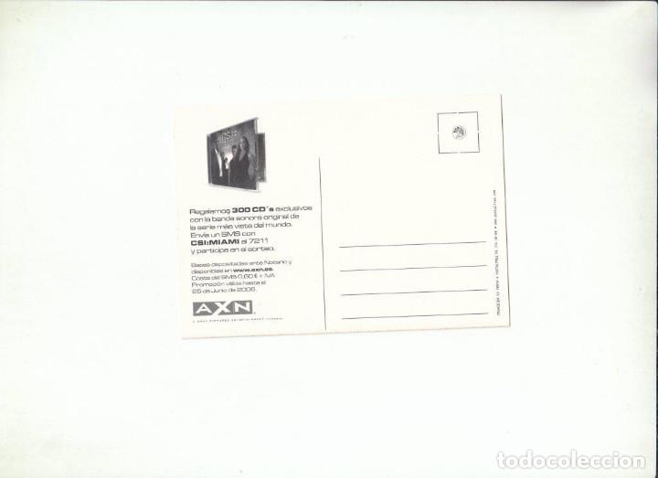 Postales: POSTALFREE. POSTAL CSI: MIAMI. - Foto 2