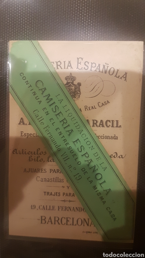 Postales: Cromo camiseria Espa&ntilde;ola - Foto 2