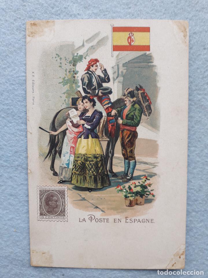 Postales: El Sello en espa&ntilde;a. La poste en Espagne. - Foto 1