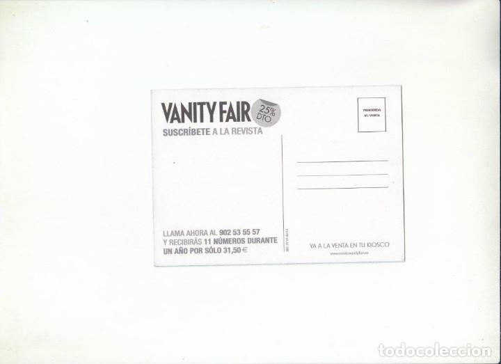 Postales: POSTALFREE. POSTAL REVISTA VANITY FAIR. TAMARA. - Foto 2