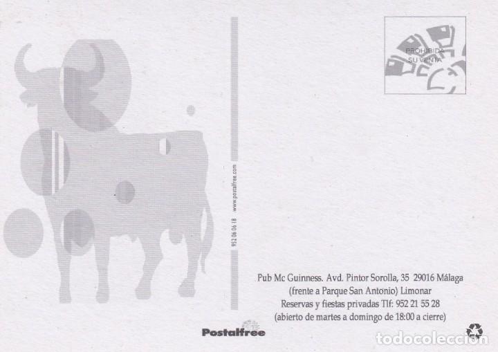 Postales: POSTAL PUB MC GUINNESS. MALAGA - POSTALFREE - Foto 2
