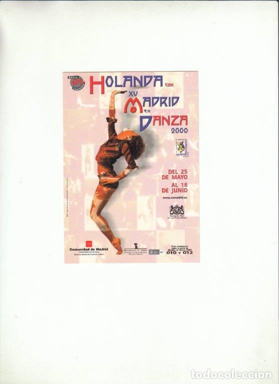 Postales: POSTAL DANZA HOLANDA CON XV MADRID EN DANZA 2000. - Foto 1