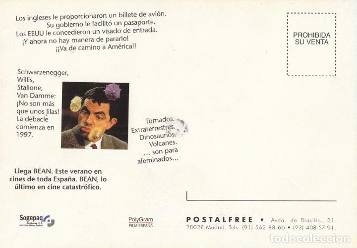Postales: POSTALFREE. POSTAL CINE JR. BEAN. ROWAN ATKINSON. - Foto 2