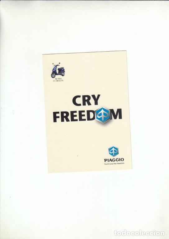 POSTAL PIAGGIO. CRY FREEDOM