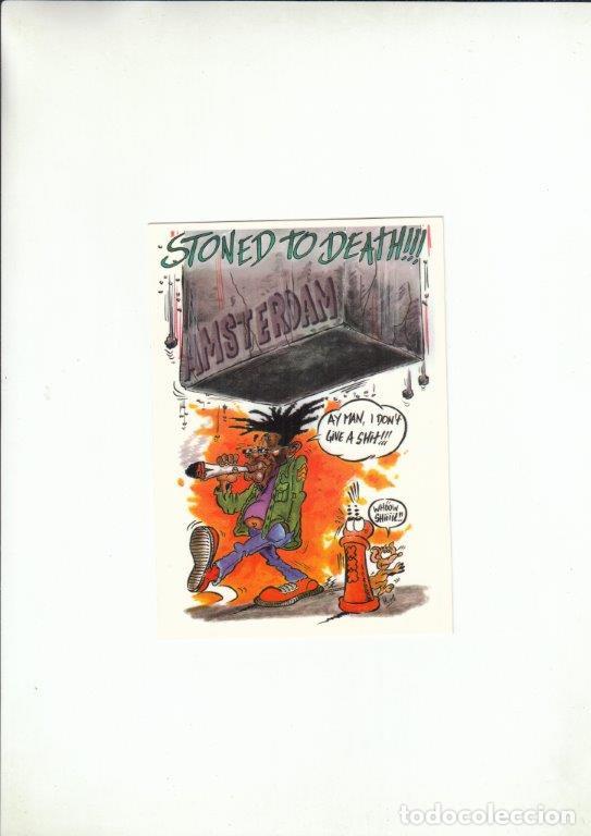 Postales: POSTAL STONED TO DEATH!!!. AMSTERDAM. - Foto 1
