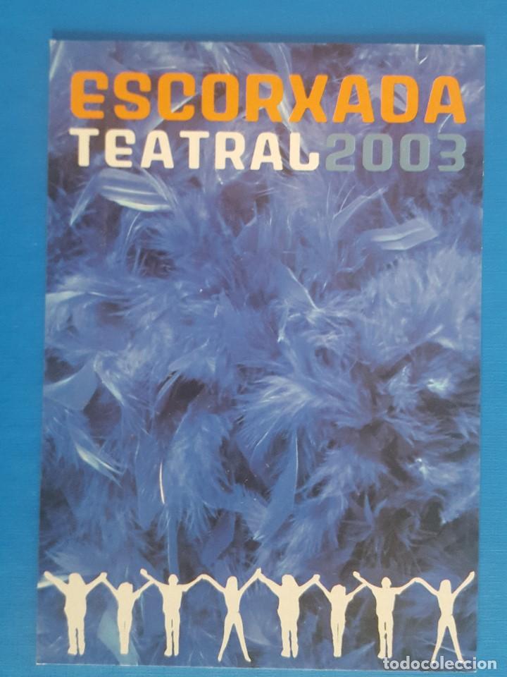 Postales: TARJETA POSTAL / ESCORXADA TEATRAL 2003 SITGES - Foto 1