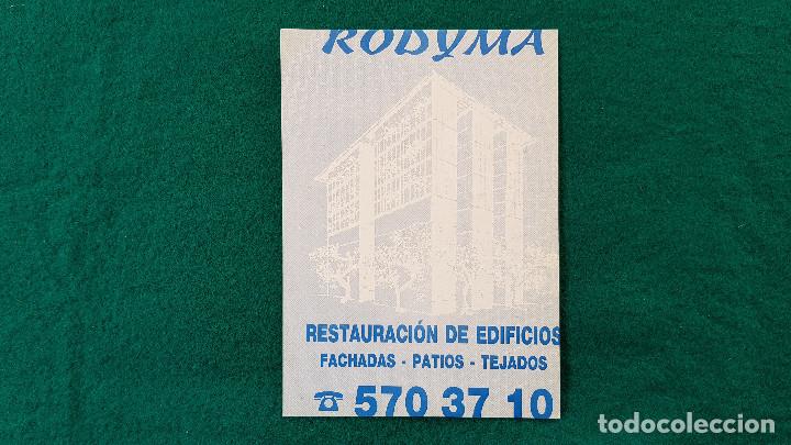 Postales: POSTAL PUBLICIDAD RODYMA RESTAURACION DE EDIFICIOS (MADRID) - Foto 1