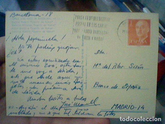 Postales: COPITO NIEVE GORILA ED ZERKOWITZ CIRCULADA 1969 - Foto 2