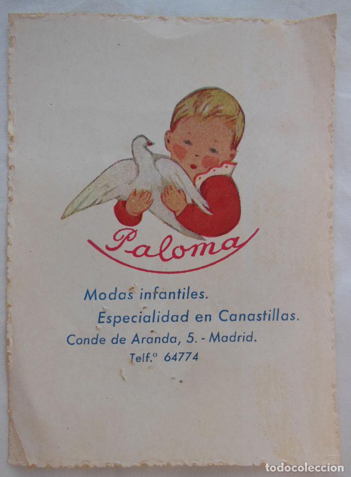 Postales: PALOMA. Modas infantiles. Madrid. - Foto 1