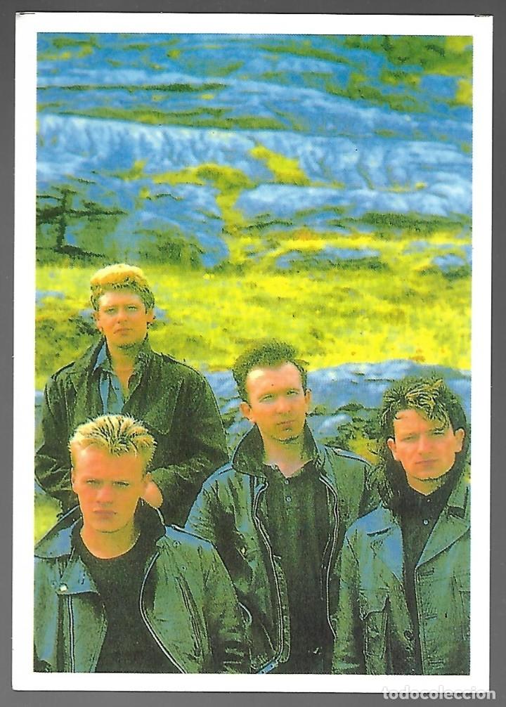 Cartes Postales: POSTAL DE U2, TRANSWORLD B.V ENTERTAIMENT, NEW LINE 34, ENGLAND. SIN CIRCULAR