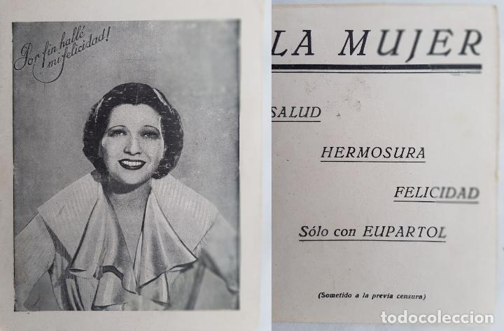 Postales: Antigua Tarjeta Publicidad - Old Advertising Card : LA MUJER. EUPARTOL