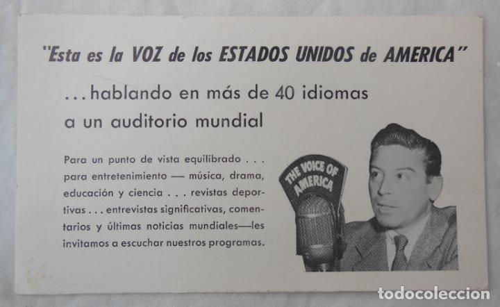 Postales: LA VOZ DE LOS ESTADOS UNIDOS DE AMERICA