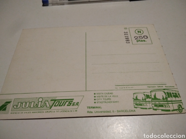 Postales: Postal Museo de Cera Barcelona, Juli&aacute; Tours - Foto 2