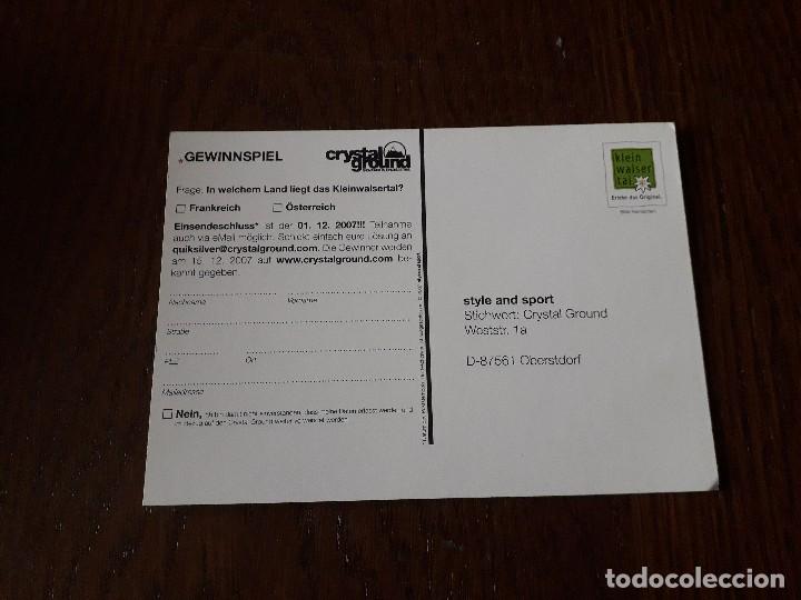 Postales: postal de publicidad, crystal ground, Quicksilver - Foto 2