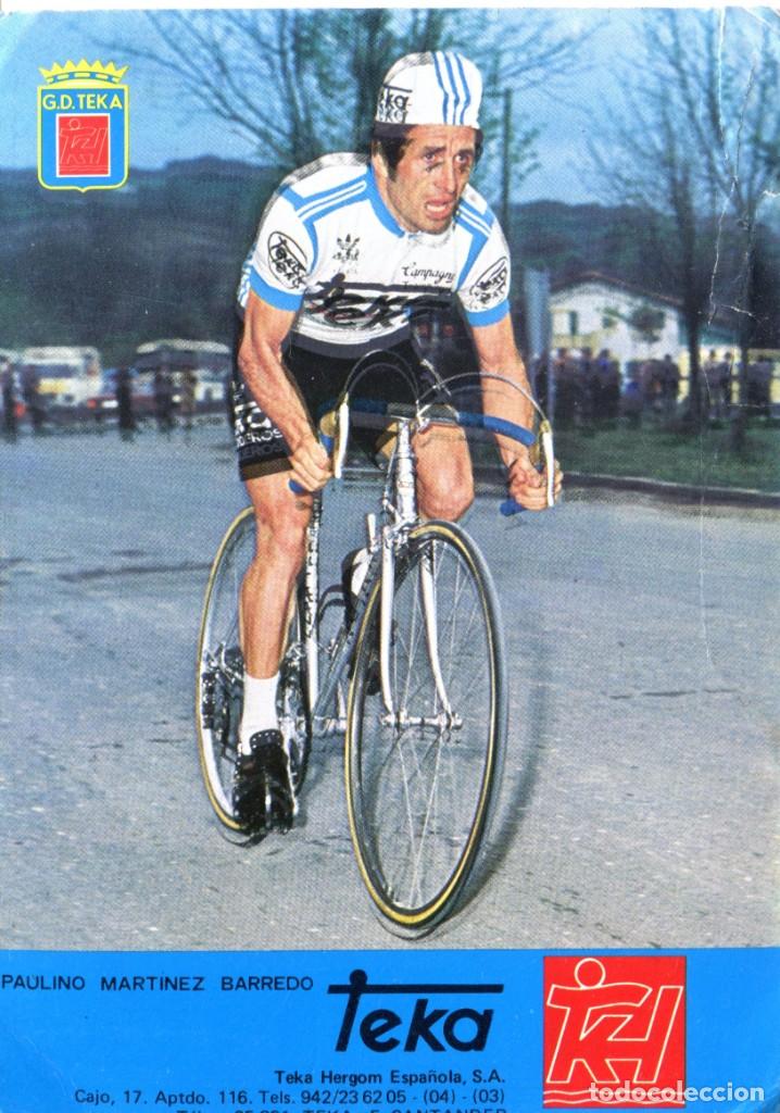 Postales: TARJETA POSTAL PUBLICITARIA TEKA TEMA: CICLISMO PAULINO MARTINEZ BARREDO