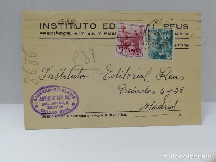 Cartes Postales: TARJETA POSTAL PUBLICITARIA. INSTITUTO REUS.