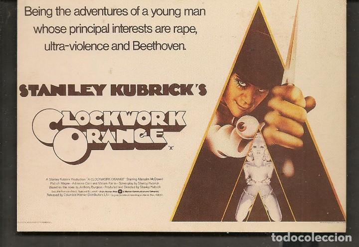 Postales: POSTALES: STANLEY KUBRICK&acute;S. CLOCKWORK ORANGE. (P/C53) - Foto 1