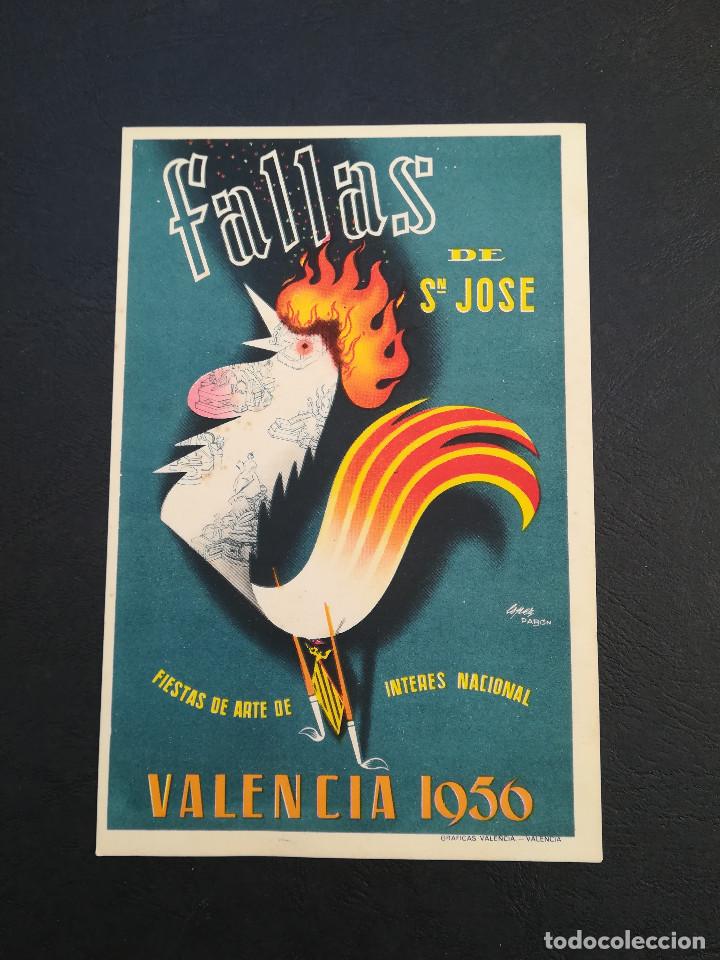 Postkarten: POSTAL DE FALLAS DE SAN JOSE DEL A&Ntilde;O 1950.ANTIGUA.ORIGINAL!!