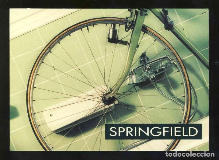 Postales: Postal pubblicitaria: SPRINGFIELD Barcelona. Moda. Bicicleta - Foto 1