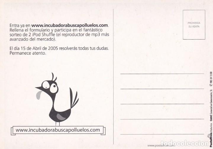 Postales: POSTAL INCUBADORABUSCAPOLLUELOS.COM (2005) - POSTALFREE - Foto 2