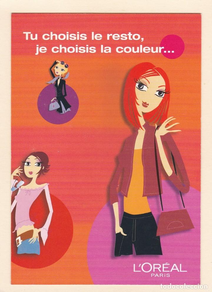 Postales: POSTAL COLOR PULSE. LOREAL. PARIS (BELGICA) - Foto 1