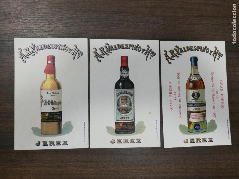 Postales: TRES POSTALES DIFERENTES. A. R. VALDESPINO Y HNO. SAN JUAN ISLA DE PUERTO RICO. CERECEDO HNOS Y CIA.