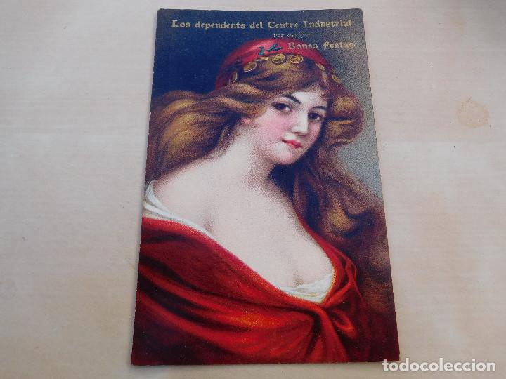 Postcards: Postal publicitaria los dependents del centre industrial