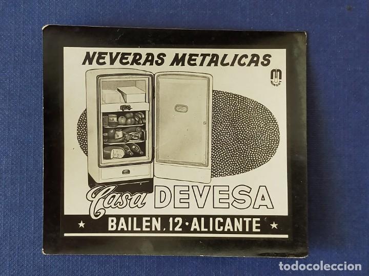 Cartoline: POSTALITA PUBLICITARIA CINE / FOTO FIJA: NEVERAS METALICAS CASA DEVESA (ALICANTE) - MINGOT