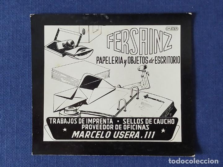 Cartes Postales: POSTALITA PUBLICITARIA CINE / FOTO FIJA: PAPELERIA Y OBEJTOS DE ESCRITORIO FERSAINZ - MATAS