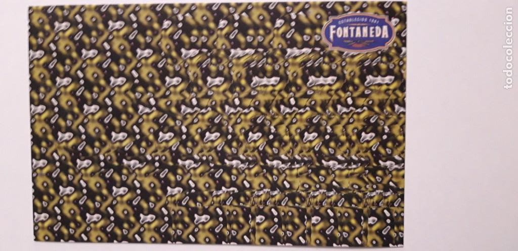Postales: 1 POSTAL PUBLICITARIA DE ** GALLETAS FONTANEDA 110 METROS VALLAS. TARJETAS MAGICAS EN 3D **