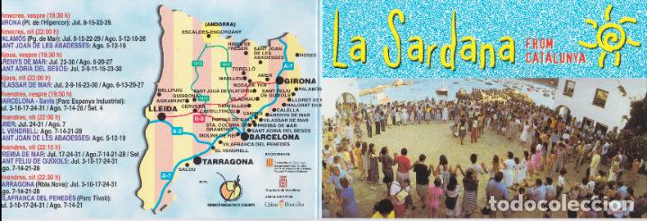 Postales: TR&Iacute;PTICO PUBLICITARIO &ndash; LA SARDANA FROM CATALUNYA - Foto 2