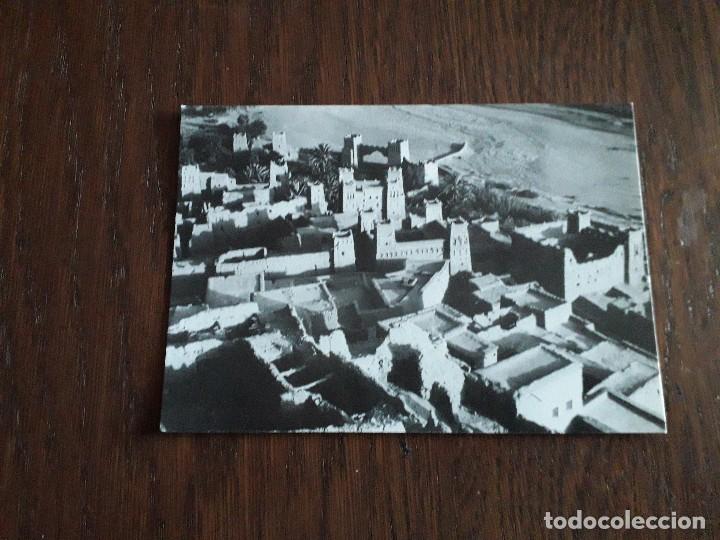 Postales: postal de publicidad, fortaleza del baro en el sur de Marruecos, Compa&ntilde;ia literaria. Ait Ben Hadu.