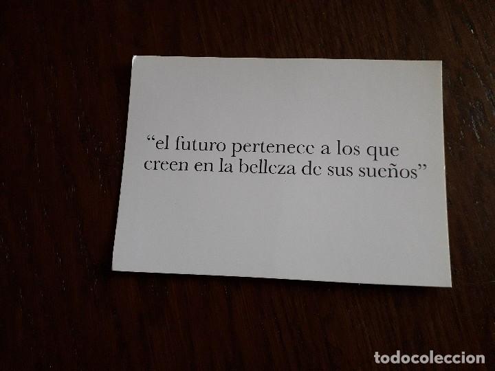 Cartes Postales: postal de publicidad, el futuro pertenece a los que creen en la belleza de sus sue&ntilde;os.