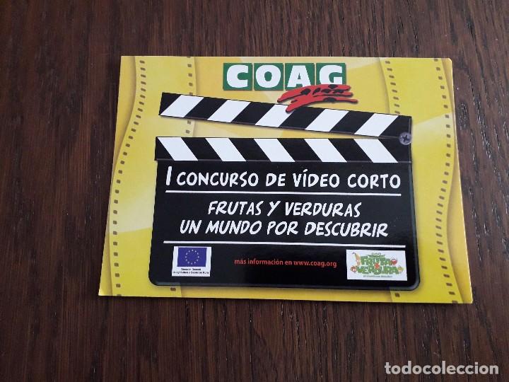 Cartes Postales: postal de publicidad, Coac, I concurso de v&iacute;deo corto. Frutas y verduras, un mundo por descubrir