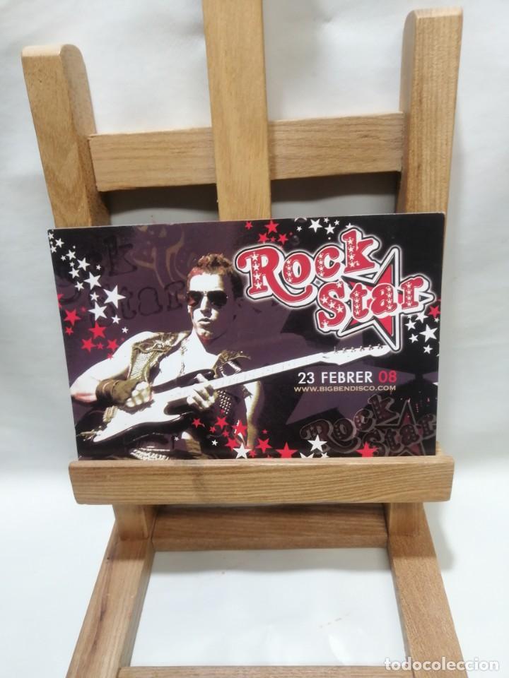 Cartoline: TARJETA PUBLICIDAD ROCK STAR BIG BENDISCO